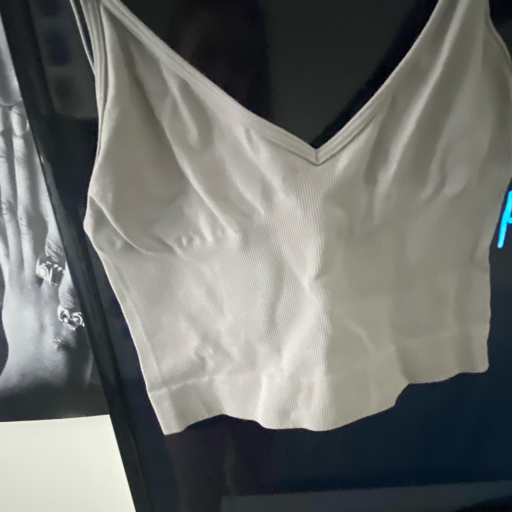 Envy White scoop top